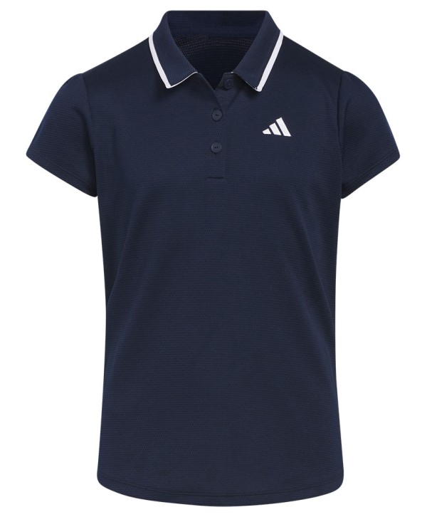 Dievčenské golfové tričko Adidas Textured