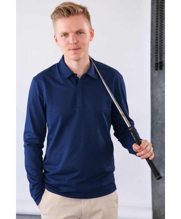 Pánské polo triko s dlouhým rukávem Golf nanoSPACE by LADA