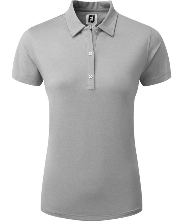 Dámské golfové triko FootJoy Heather Self Collar Lisle